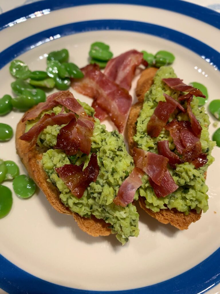 Broad Bean Bruschetta Recipe | Edinburgh Food &amp; Drink Academy