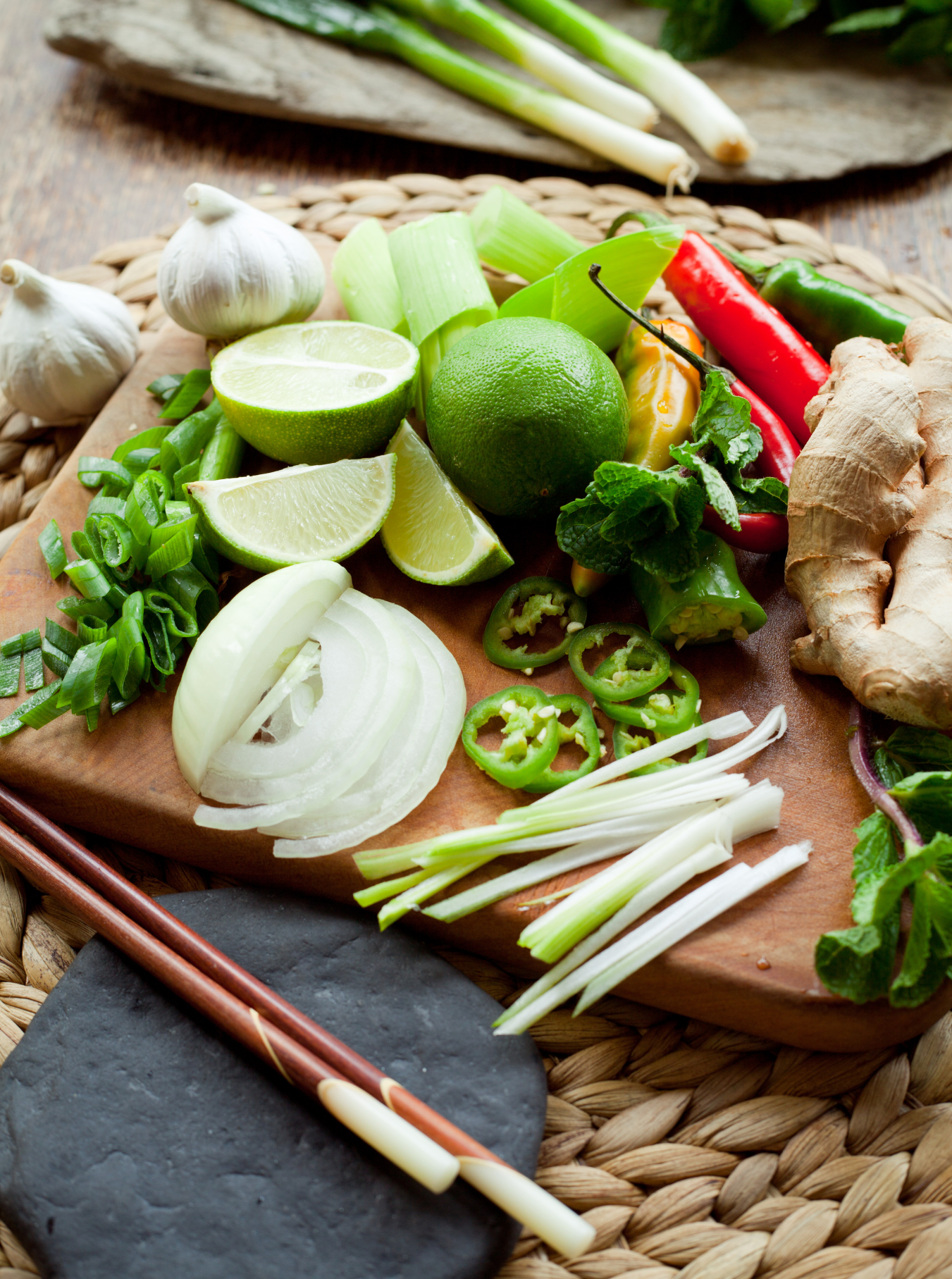 Ingredients used on Vietnamese Classics Evening Class, Vietnamese Cooking Class in Edinburgh