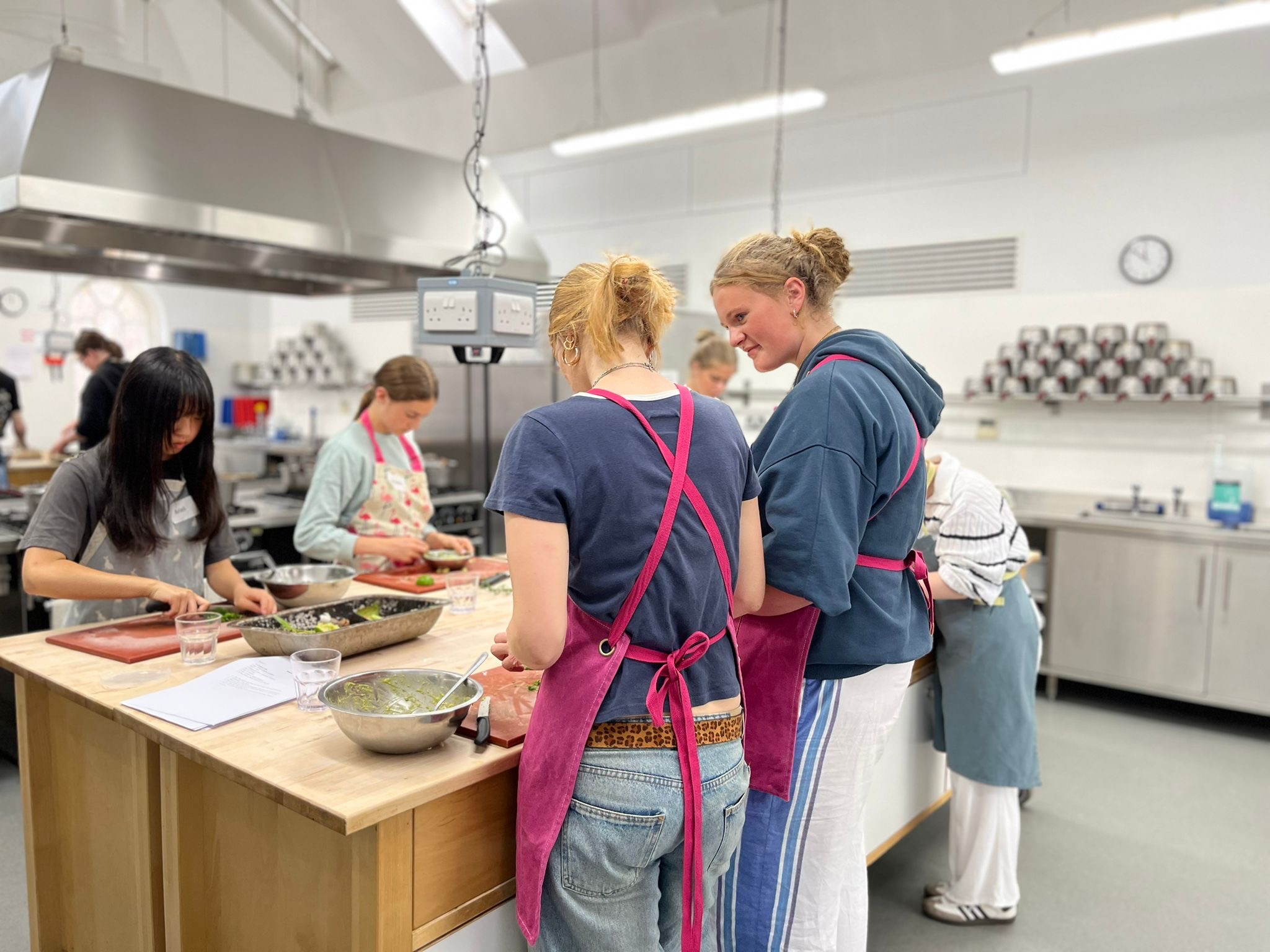 Teens cooking class